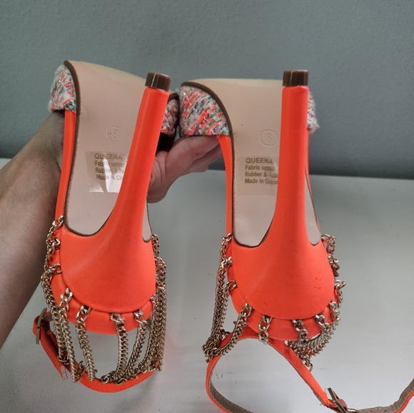 Lemon Drop by Privileged Queena Tweed Heels - Picture 7 of 8